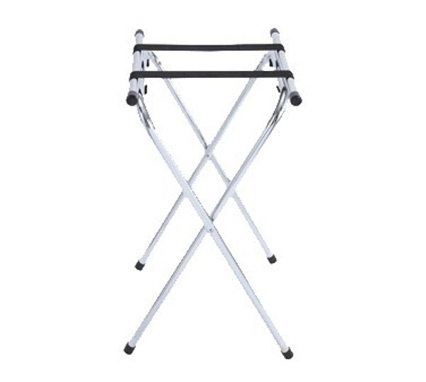 Winco TSY-1A  31"Chrome Folding Tray Stand with Bar
