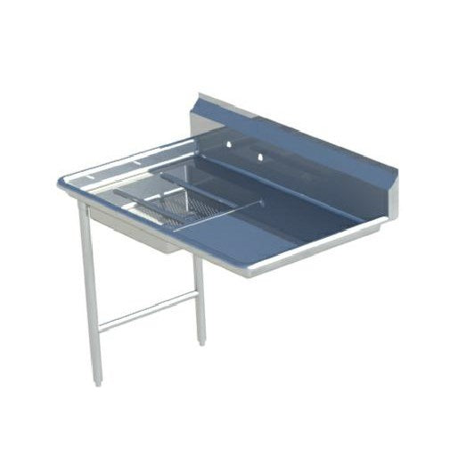 Sapphire SMUDT-48L 48" Stainless Steel Left Straight Design Dish Table