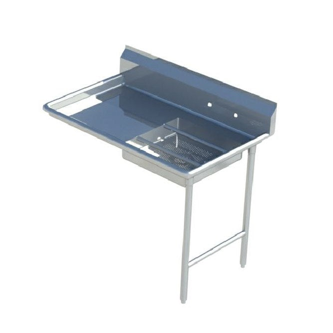 Sapphire SMUDT-48R 48" Stainless Steel Right Straight Design Dish Table