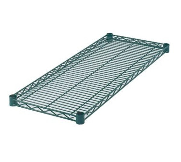 Winco VEX-2148 Set of 2 21" x 48" Epoxy-Coated Wire Shelves