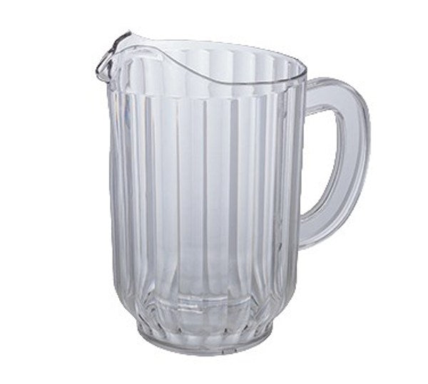 Winco WPC-60 60oz. Plastic Clear Water Pitcher