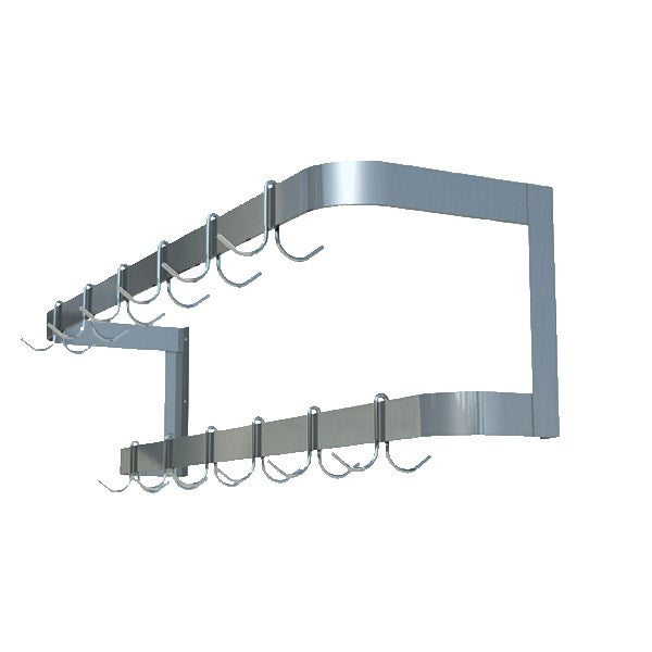 Sapphire SM-WR84 84"W Wall Mounted Pot Rack