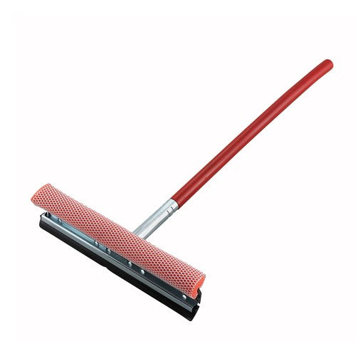 Winco WSS-12 12"Window Squeegee & Sponge with 23" Handle