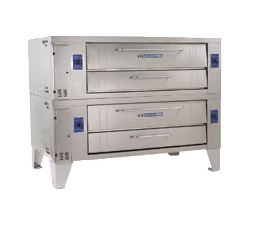 Bakers Pride Y-602 Gas Double Deck Pizza Oven - SUPERDeck Series 78" - 240,000 BTU