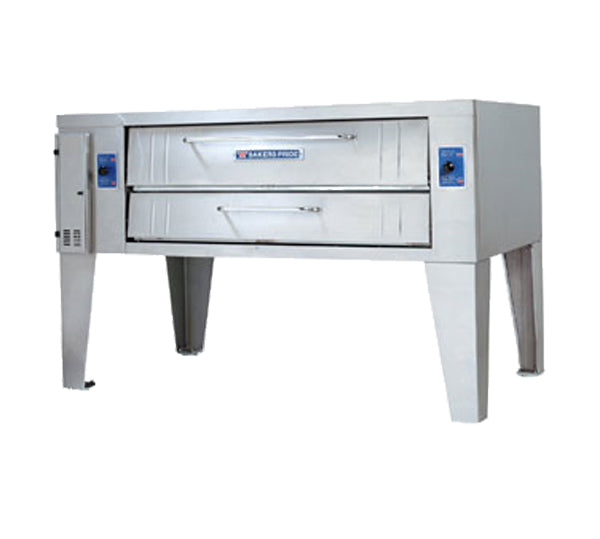 Bakers Pride Y-800 Gas Single Deck Pizza Oven - SUPERDeck Series 84” - 120,000 BTU