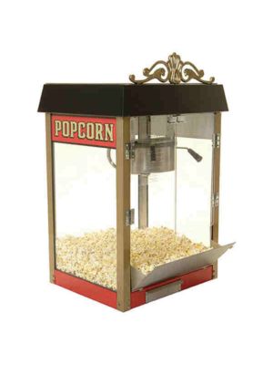 Winco 11080  Benchmark Popcorn Popper Machine "Street Vendor" 8 oz = 170 Quart/Hour, 120V