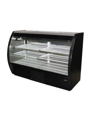 Fogel Mirage-4-DC-B 48" Black Self-Contained Curved Deli/Bakery Case