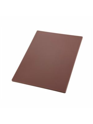 Omcan 41205 Brown, Rectangular Cutting Board, 15" x 20" x 1/2"