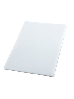 Omcan 41208 White, Rectangular Cutting Board, 18" x 24" x 1/2"