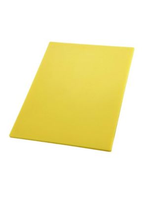 Omcan 41207 Yellow, Rectangular Cutting Board, 15" x 20" x 1/2"