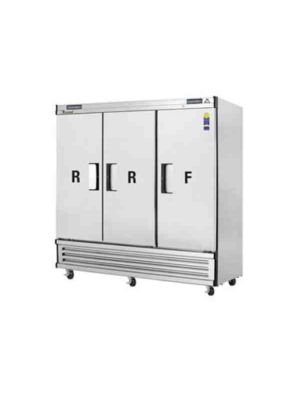 Everest EBRF3 Reach-In Refrigerator/Freezer Combo, Three-Section   FREE SHIPPING W/O LIFTGATE