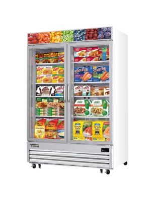Everest EMGF48 Two Glass Door Merchandising Freezer 54"   FREE SHIPPING W/O LIFTGATE