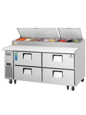 Everest EPPR2-D4 Drawered Pizza Prep Table 71"   FREE SHIPPING W/O LIFTGATE