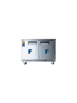 Everest ETBSF2 Dual Door Back-Mount Under-Counter Freezer 35.5"  FREE SHIPPING W/O LIFTGATE