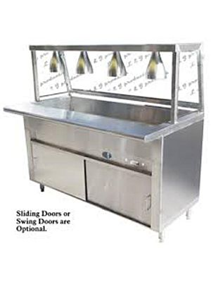 L&J ECTL-36 Cafeteria Style Electric Steam Table - 208V, 1-Phase - 32" x 36"