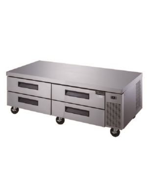 Dukers DCB72-D4 72"W  Refrigerated Chef Base with 4 Drawers