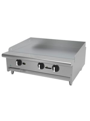 Asber AETG-36-H 36" Wide Countertop Gas Thermostatic Griddle