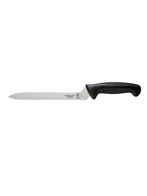 Mercer Cutlery M22408 Millennia 8 Inch Offset Wavy Edge Utility Knife