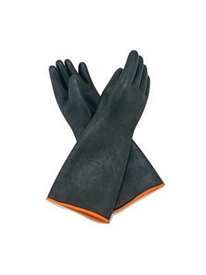 Winco NLGH-18 Natural Latex Gloves