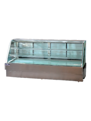 Spartan SD-96 Eight (8) Ft. Curved Glass Refrigerated Deli Case 