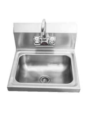 Sapphire SMHS-02 12" W Wall Mounted Hand Sink - 4 1/2" Bowl Depth