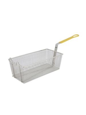 Winco FB-40 Fry Basket with 12" Yellow Handle
