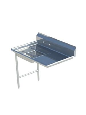 Sapphire SMUDT-48L 48" Stainless Steel Left Straight Design Undercounter Dish Table