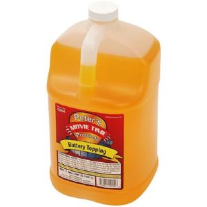 Winco 40017 Benchmark One Gallon Bottle of Buttery Popcorn Topping