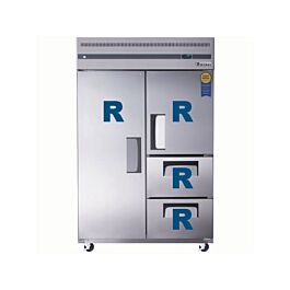 Everest ESR2D2 Dual Solid Door Upright Reach-In Refrigerator with Dual