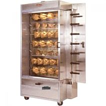 Old Hickory N/7GRH Chicken Commercial Rotisserie Oven Machine With Right Hand Side Spit Handles - Gas